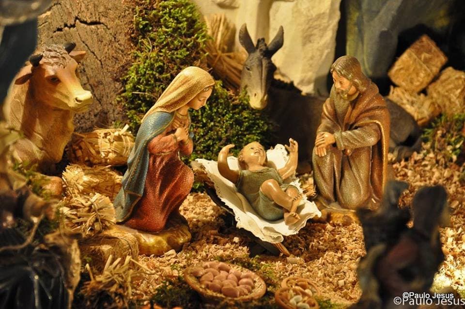 Presente de Natal embrulhado